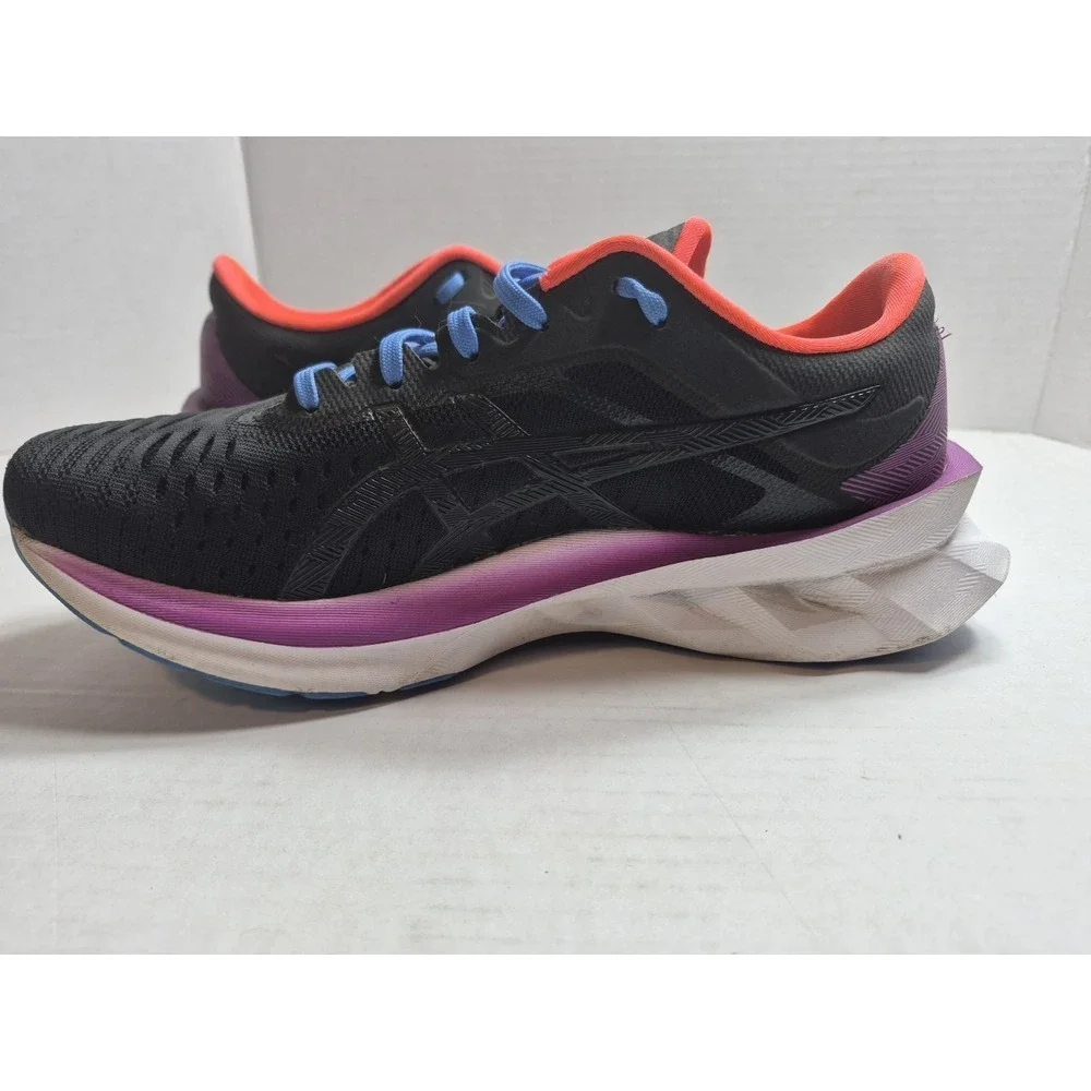 ASICS Novablast Women's 7.5‎ Running Shoes Black Blue Purple 1012A584 OG